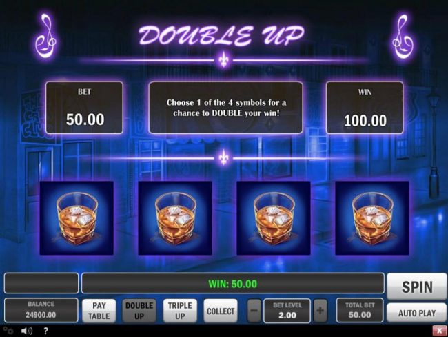 Double Up Gamble Feature Rules