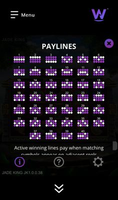 Paylines 1-40