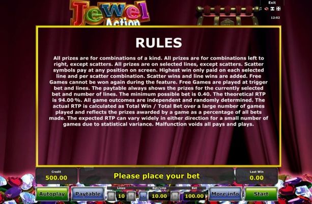 General Game Rules