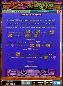 Hot Zone Feature Rules
