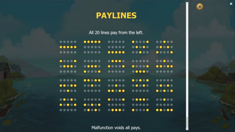 Paylines 1-20