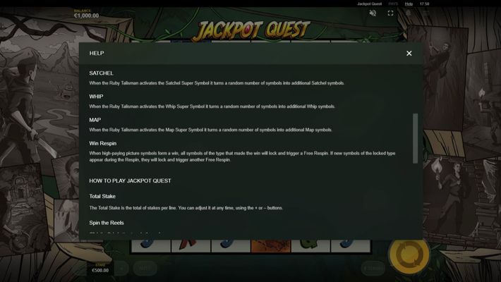 Jackpot Quest :: General Game Rules
