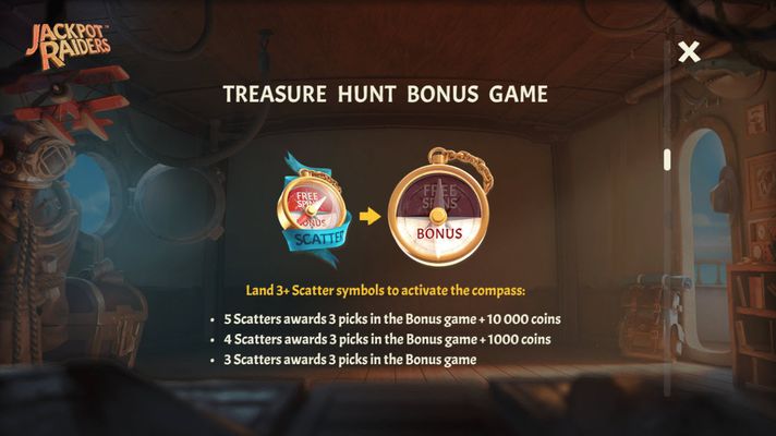 Jackpot Raiders :: Bonus Game Rules