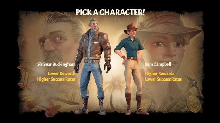 Jackpot Raiders :: Pick a Character