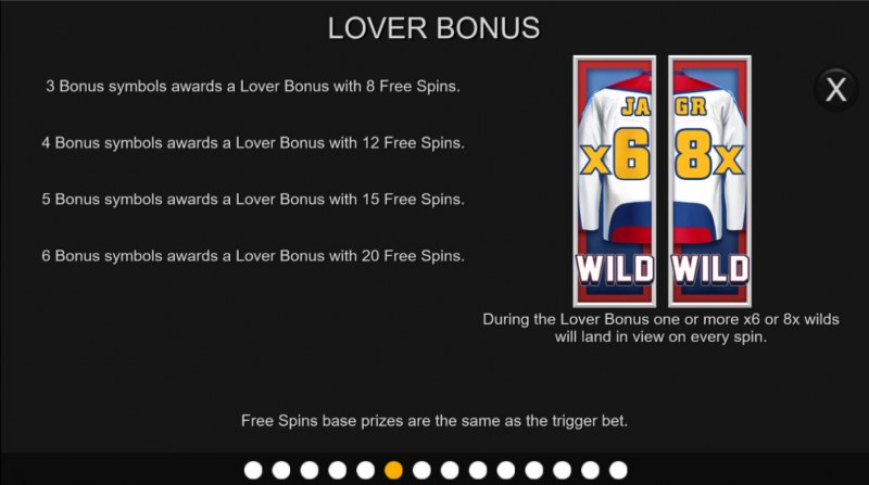 Jagr's Super Slot :: Lover Bonus