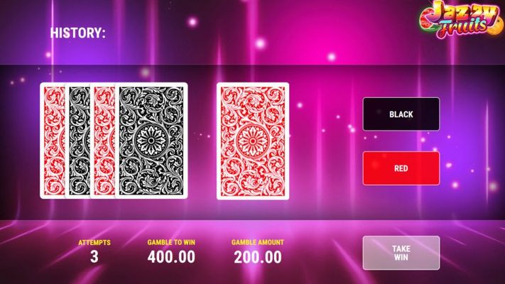 Black or Red Gamble Feature