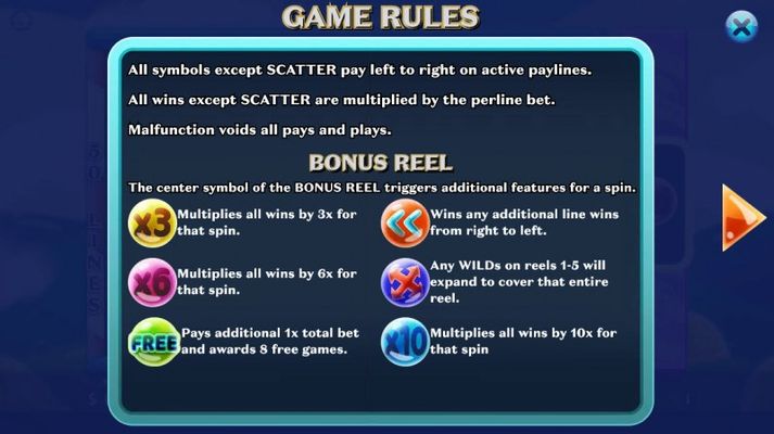 Bonus Game Rules