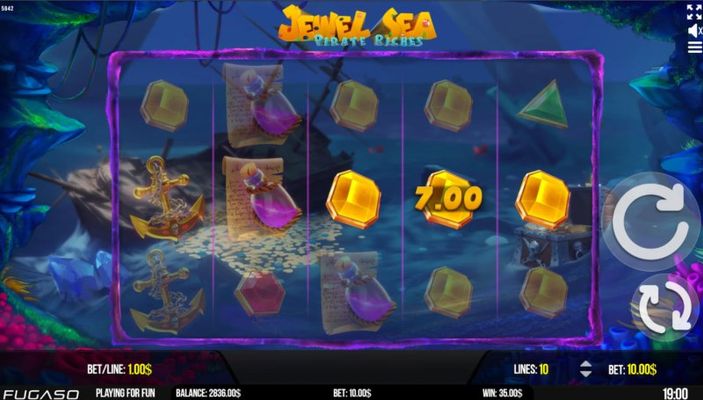 Jewel Sea Pirate Riches :: Game Pays In Both Directions