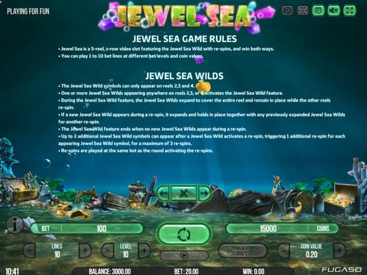Jewel Sea :: General Game Rules