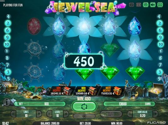 Jewel Sea :: Game pays in both directions