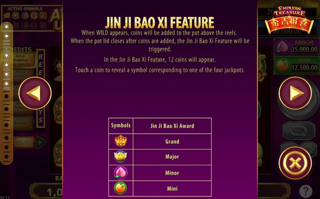 Jin Ji Bao Xi Endless Treasures :: Feature Rules
