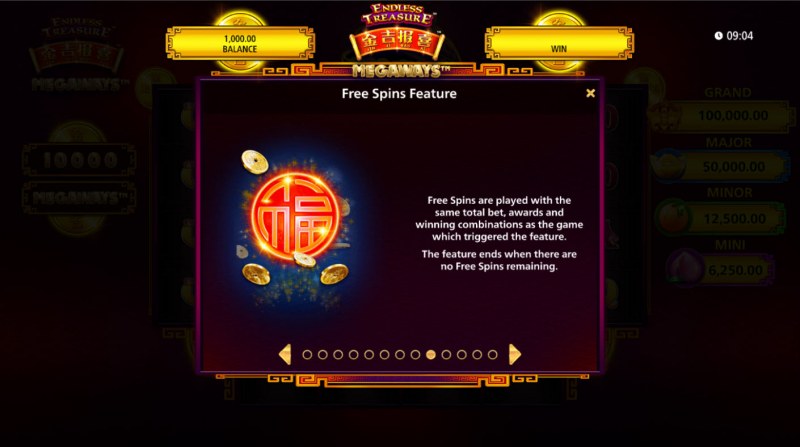 Jin Ji Bao Xi Megaways :: Free Spin Feature Rules