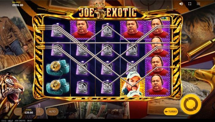 Joe Exotic :: Multiple winning paylines