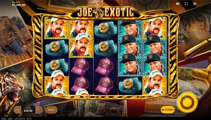 Joe Exotic :: Base Game Screen