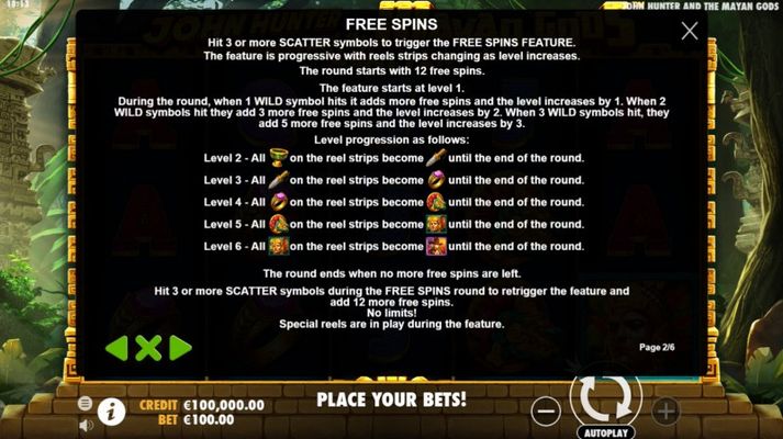 Free Spin Feature Rules