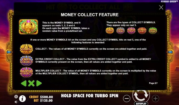 Money Collect Feature