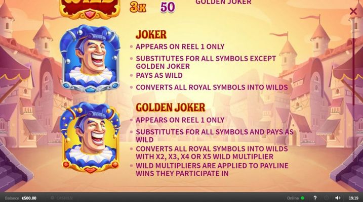 Joker Goes Wild :: Wild Symbols Rules