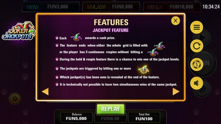 Joker Jackpots :: Feature Rules