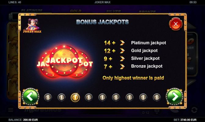 Bonus Jackpots