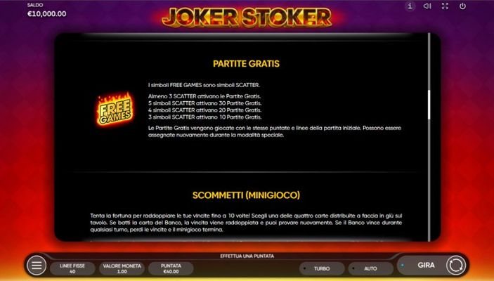 Joker Stoker :: Scatter Symbol Rules