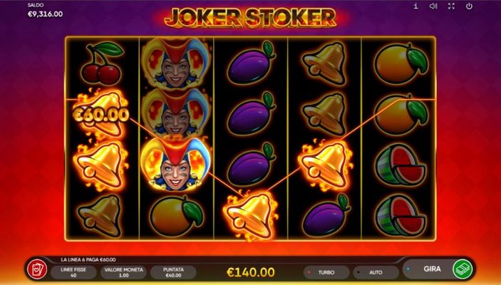 Joker Stoker :: A four of a kind win