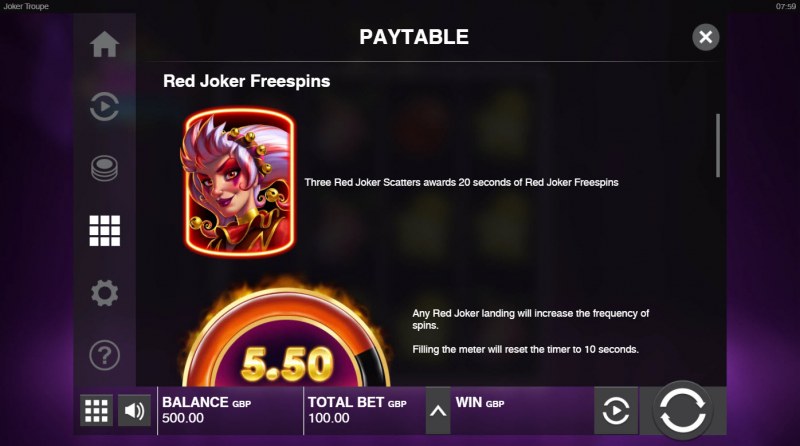 Red Joker Free Spins