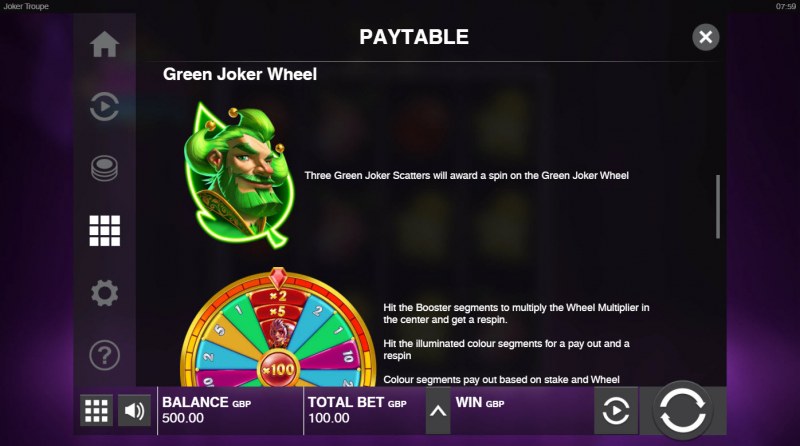 Green Joker Wheel