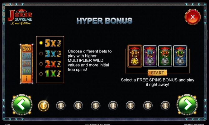 Joker Supreme X-mas Edition :: Hyper Bonus