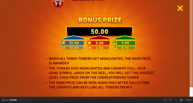 Bonus Prize