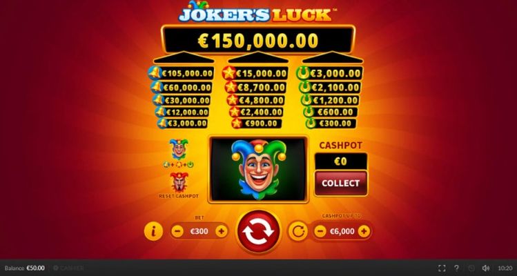 Jokers Luck :: Main Game Board
