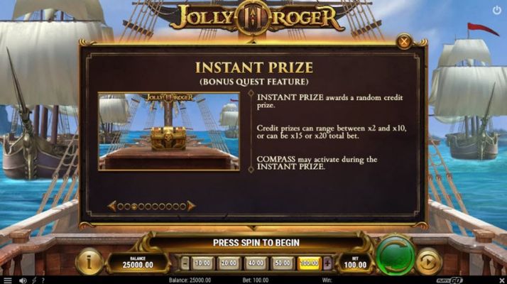 Jolly Roger II :: Instant Prize