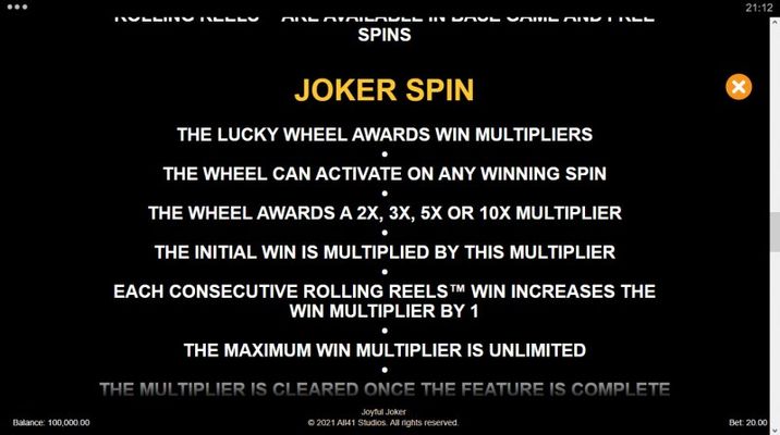 Joyful Joker Megaways :: Joker Spin