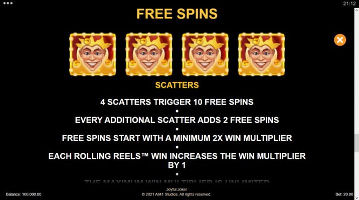 Free Spin Feature Rules