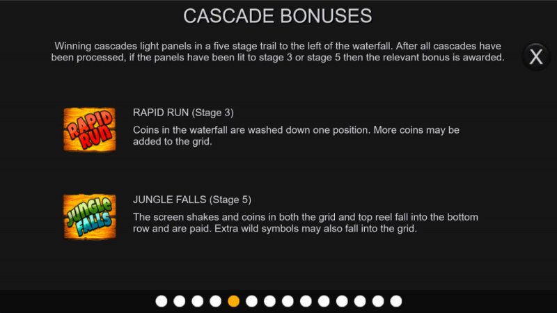 Jungle Falls :: Cascade Bonuses