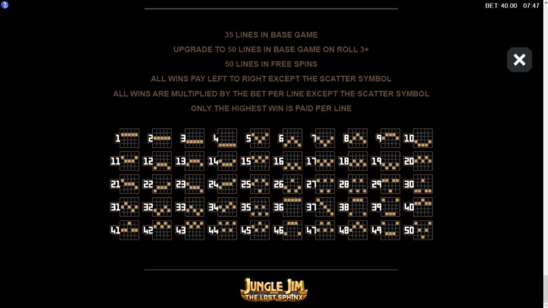 Jungle Jim and the Lost Sphinx :: Basic Game Rules