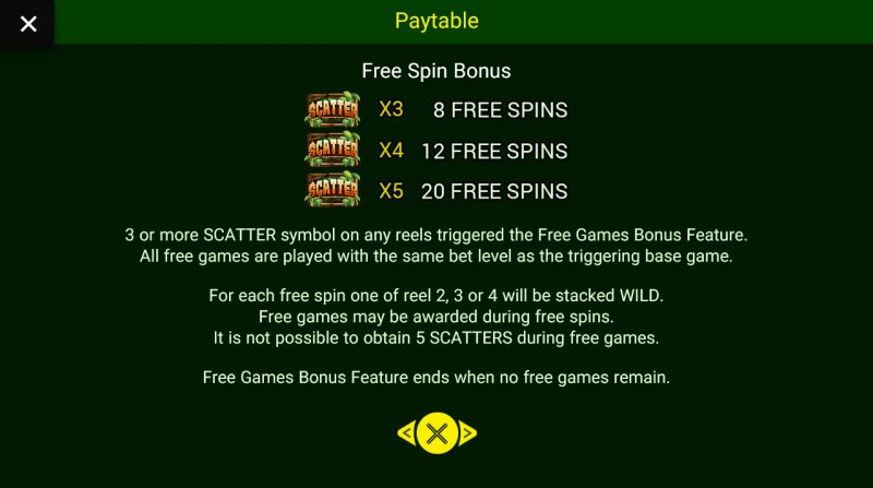 Free Spins Rules