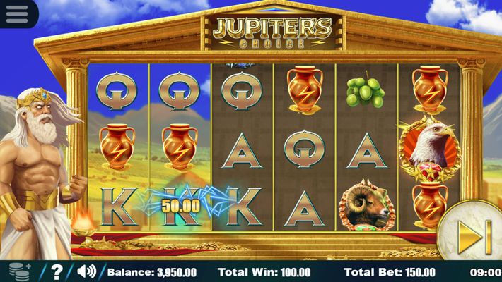 Jupiter's Choice :: Multiple winning paylines