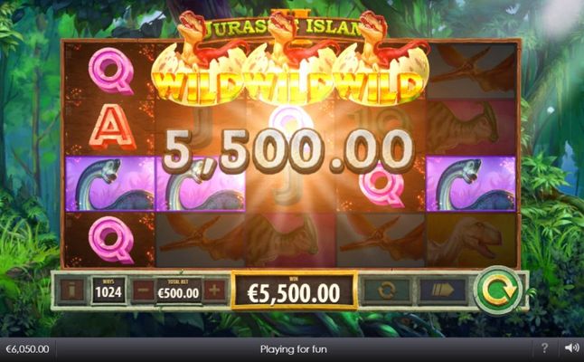 A six of a kind win