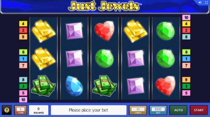 Play slots at Rich Prize: Rich Prize featuring the Video Slots Just Jewels with a maximum payout of $500,000