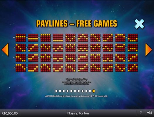 Free Games Paylines