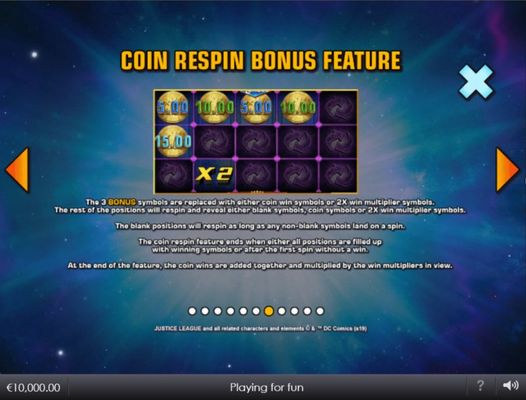 Coin Respin Bonus Feature