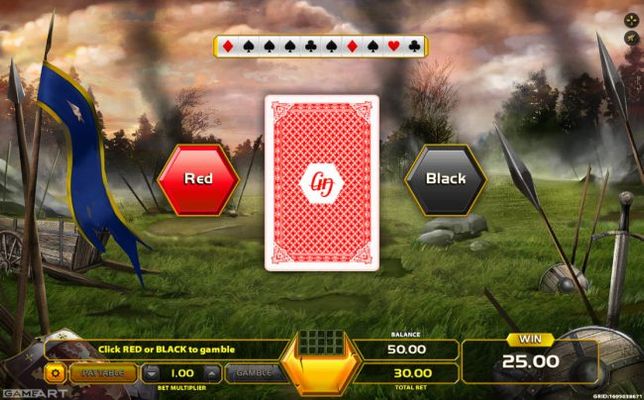 Red or Black Gamble feature