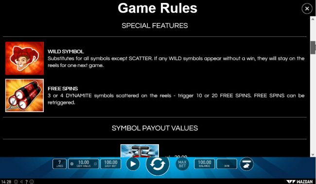 Wild and Scatter Symbol Rules