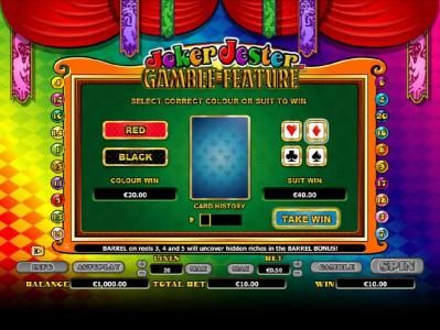 gamble feature bame board