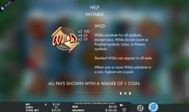 Wild Symbol Rules and Pays