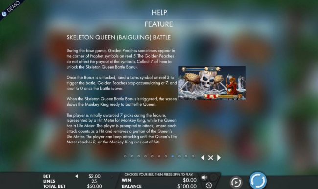 Skeleton Queen Battle Feature Rules