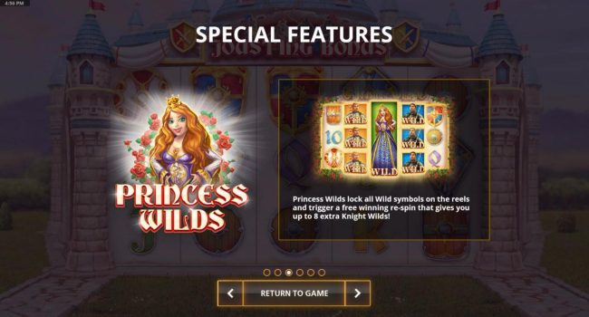 Princess Wilds Feature Rules