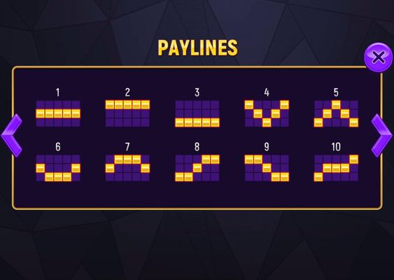Paylines 1-10