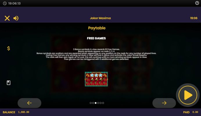 Free Game Feature