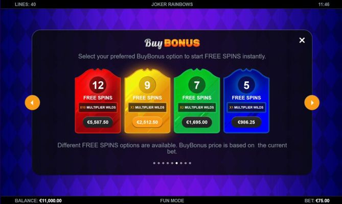 Buy Bonus